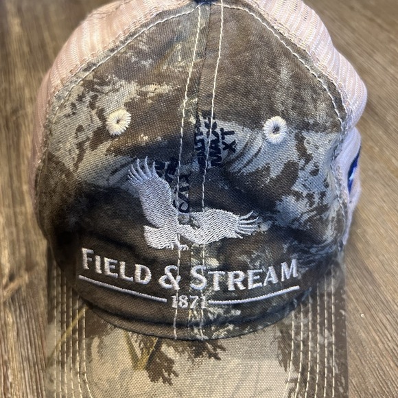 Field & Stream 1871 Eagle Texas Flag Trucker Cap Camo Adjustable Mesh Hat - Picture 5 of 8